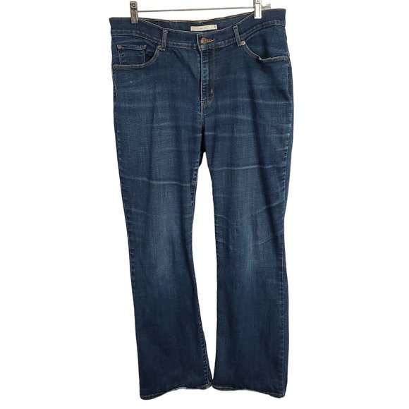 Levi's Denim - Levi's Womens Size 12 12M 31x32 Jeans Original Bootcut Dark Wash Stretch 34x31